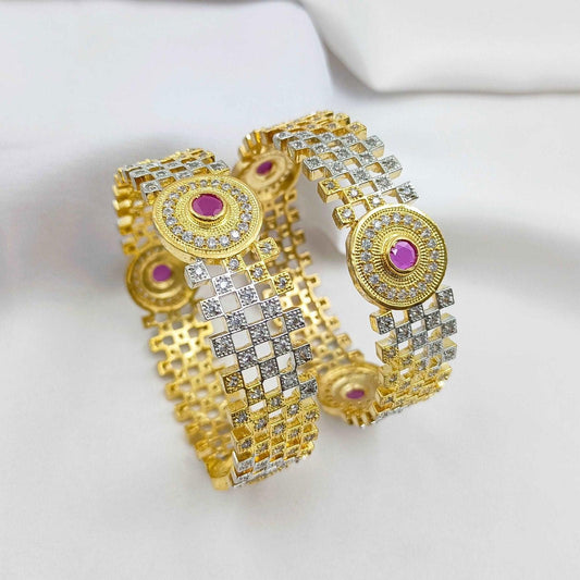 Alluring AD Designer Bangles - Shree Radhe Pearls