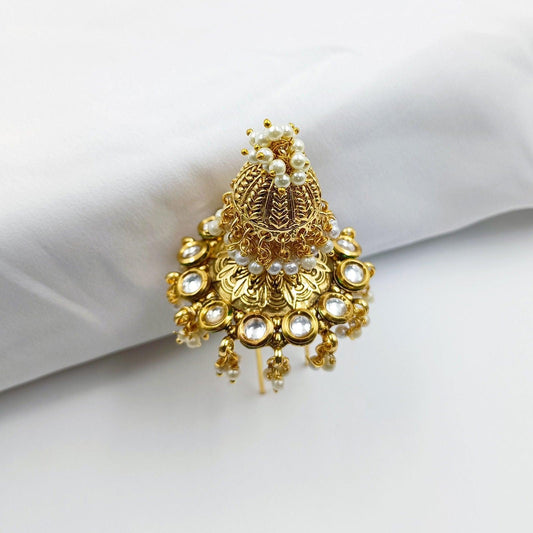 Attractive Kundan Studded Hair Pin - Shree Radhe Pearls