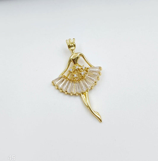 Beautiful Doll Designer Pendent - Shree Radhe Pearls