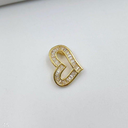 Beautiful Heart Shape Designer Pendent - Shree Radhe Pearls