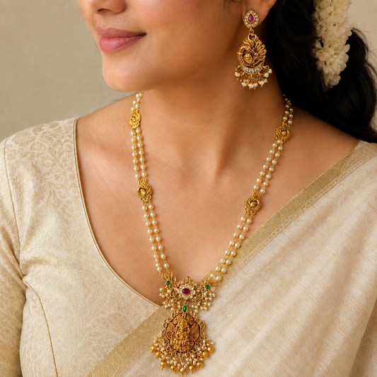 Delight Designer Temple Long Set