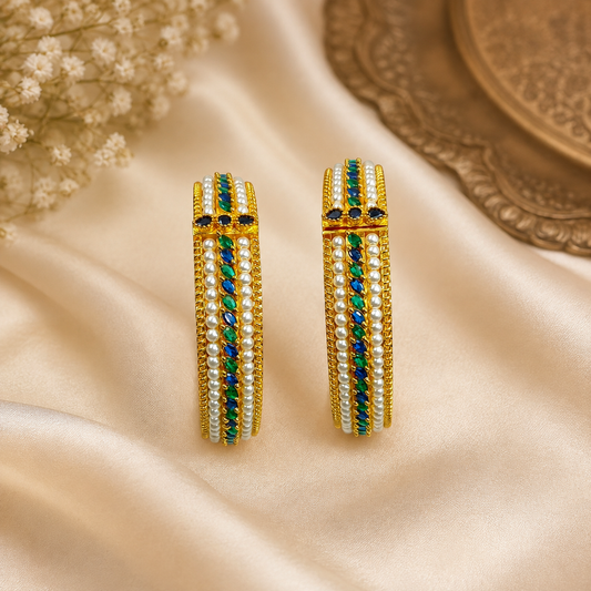 Elegant Designer Trendy Pearls Bangles