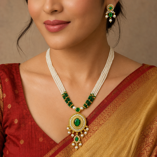 Adorable Designer Trendy Pearls Set