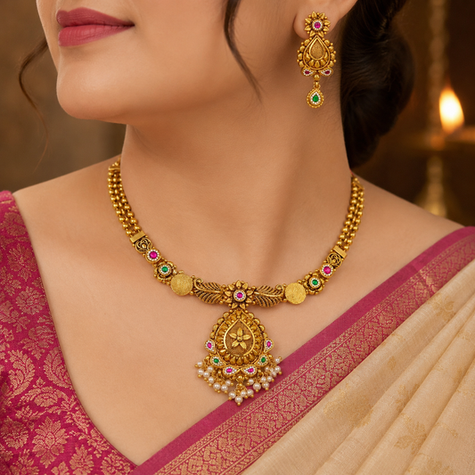 Exquisite Trendy Designer Rajwadi Set