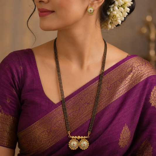 Decorous Designer Fancy Rajwadi mangalsutra