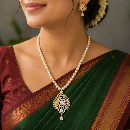 Enthrall Designer Fresh Water Pearls Set