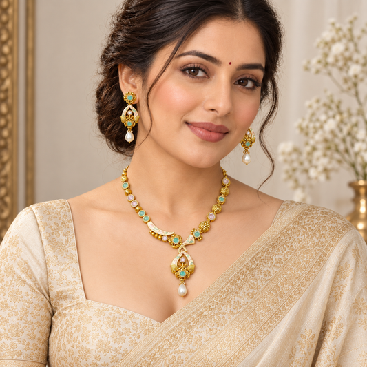 Beauteous Designer Trendy Necklace Set