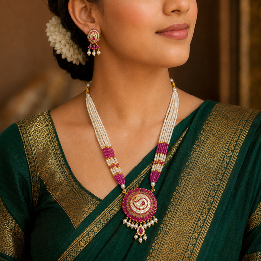 Radiant Designer Trendy Chida Beads Tanmani Set