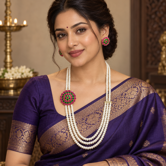 Gracefull Designer Fresh Water Pearl Ranihaar