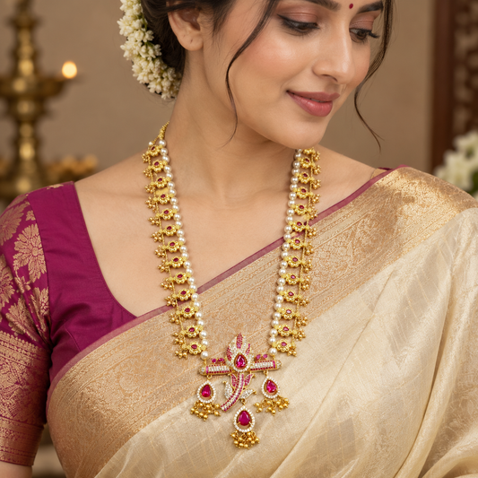 Decence Traditional Designer Kolhapuri Saaj