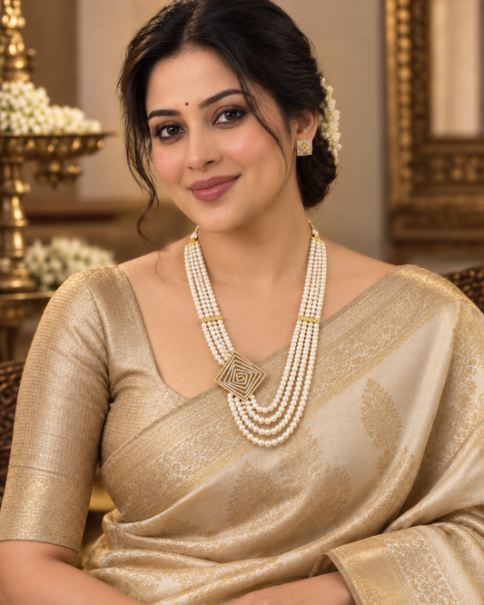Gracefull Designer Long Fresh Water Pearl Ranihaar