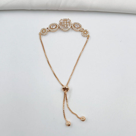 Classy CZ Designer Bracelet - Shree Radhe Pearls