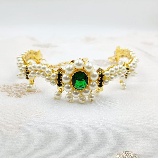 Dazzling Traditional Designer Pearls Studded Waki - Shree Radhe Pearls