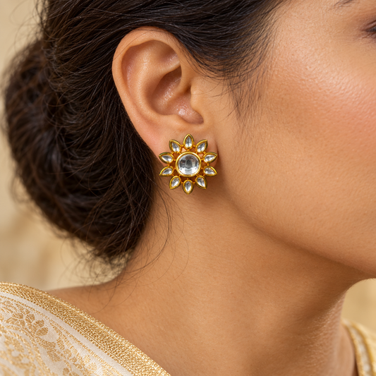 Sunflower Kundan-Style Tops