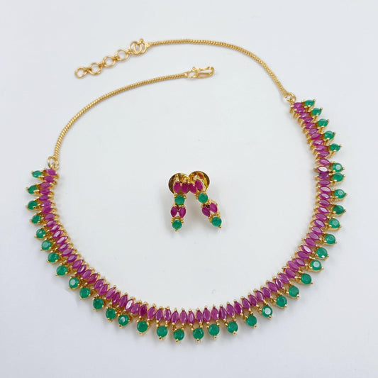 Radiant Designer Necklace Set