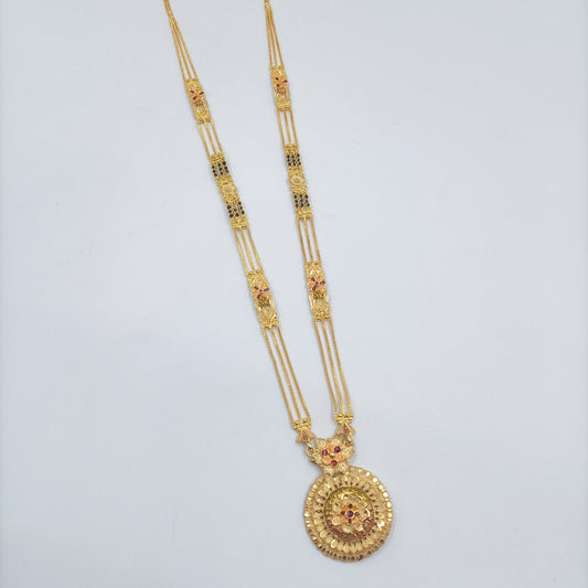 Adorable Meena Worked Chain Long Mangalsutra