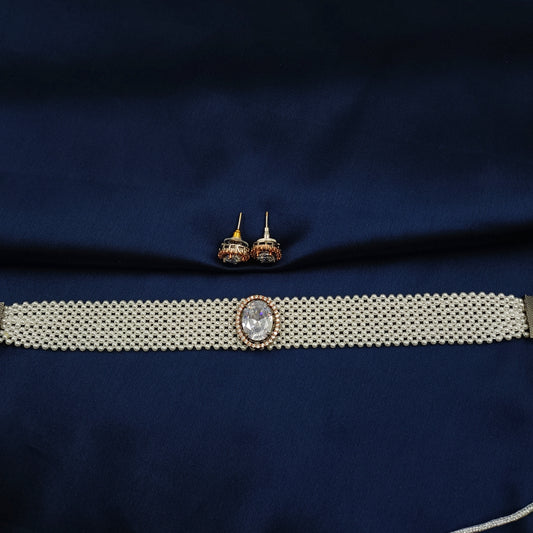 Classy Trendy Designer Pearls Choker Set