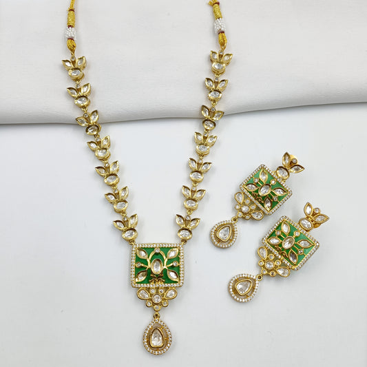 Blooming Kundan Designer Necklace Set