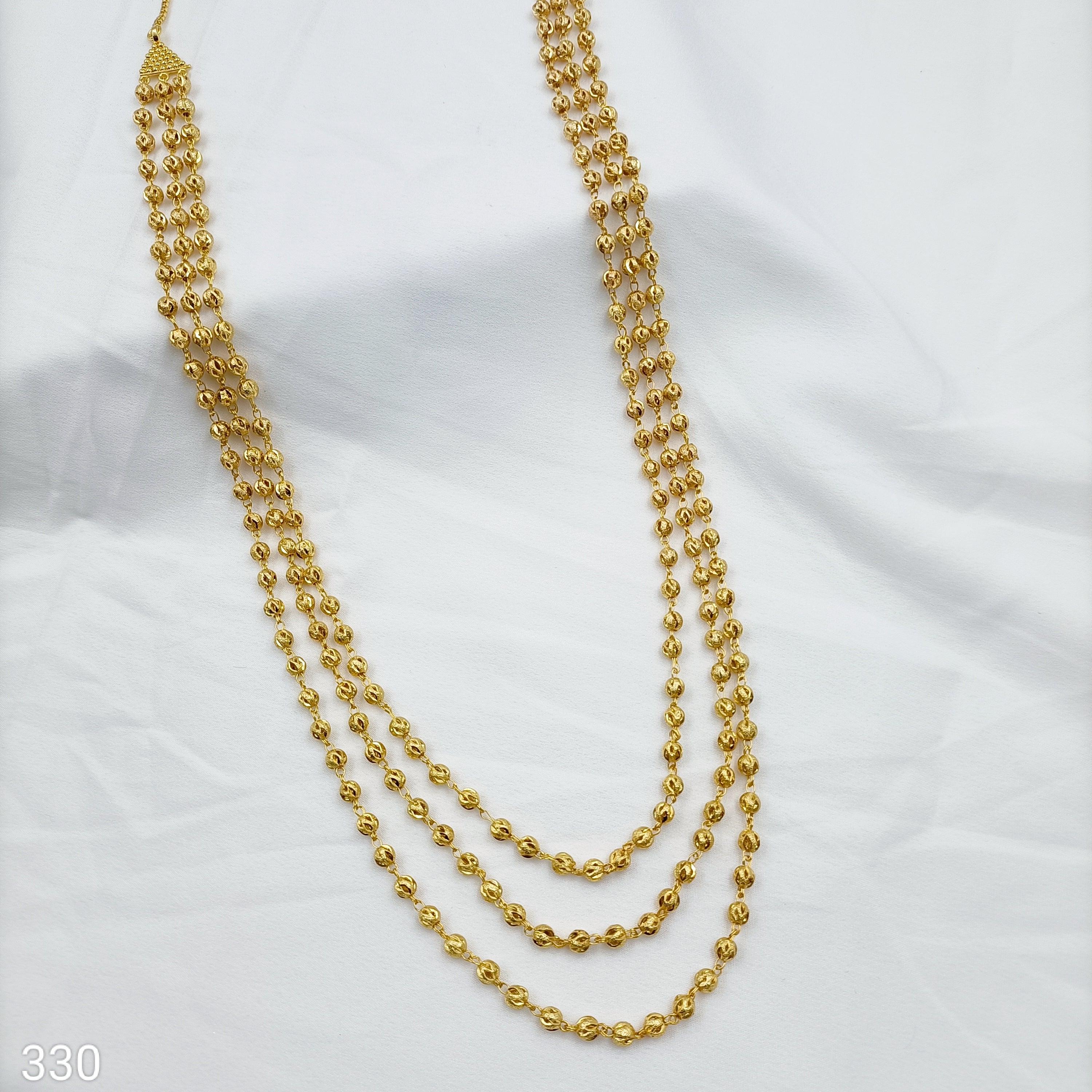 Rani Haar Gold Mohan Mala Designs With Weight Mohan Haar Designs