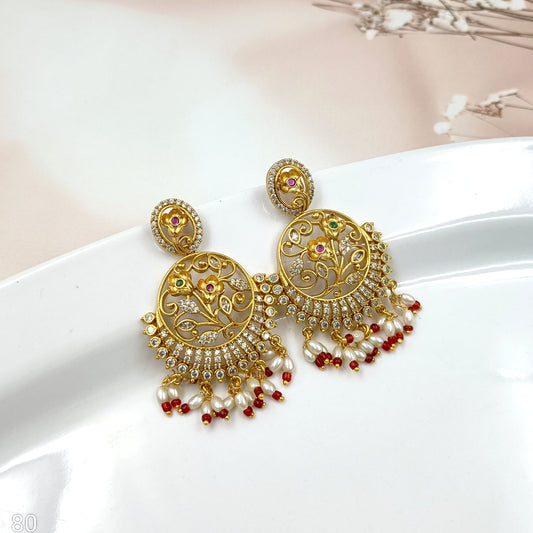 Charming Designer Chandbali Earrings