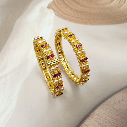 Stunning Trendy Designer Pearls Bangles
