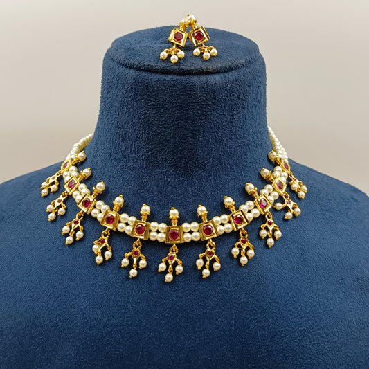 Glossy Designer Traditional Chinchpeti