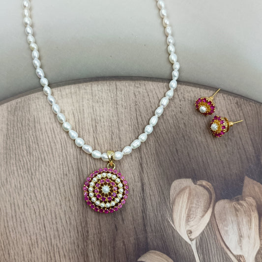 Captivating Designer Fresh Water Pearls Set