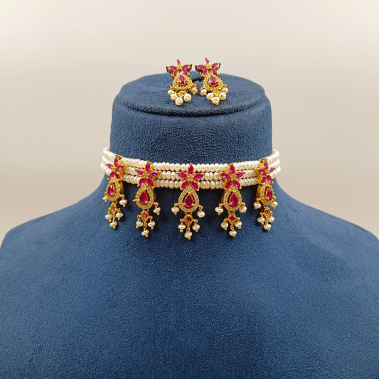 Decence Designer Fresh Water Pearls Chinchpeti