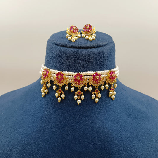 Decorous Designer Fresh Water Pearls Chinchpeti