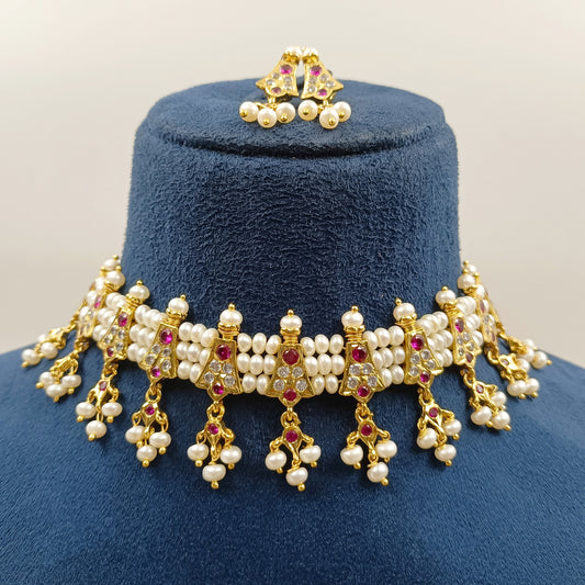 Elegance Designer Fresh Water Pearls Chinchpeti