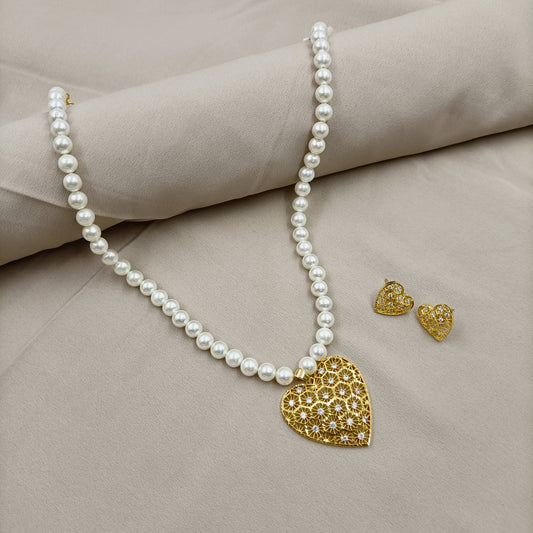 Divine Designer Single Line Pearl Set