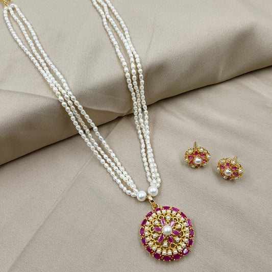 Grasfull Designer Fresh Water Pearl Set