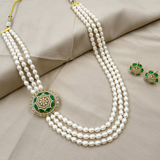 Sparkling Designer Fresh Water Pearl Ranihaar
