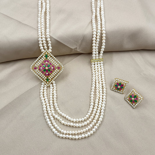 Pretty Designer Fresh Water Pearl Ranihaar