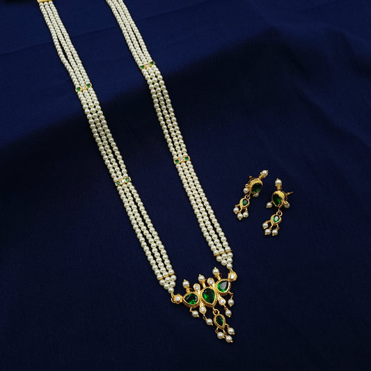 Artistic Traditional Designer Pearls Ranihaar