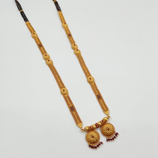 Appealing Trendy Designer Temple Mangalsutra