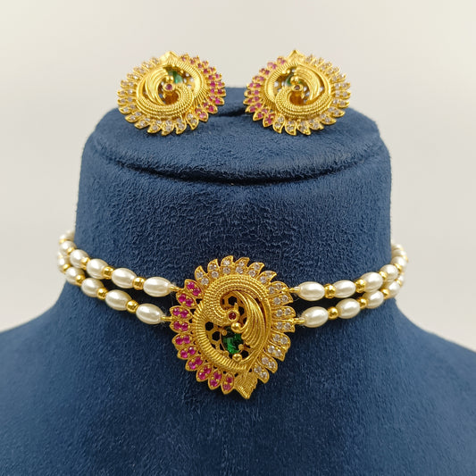Sparkling Designer Choker Set