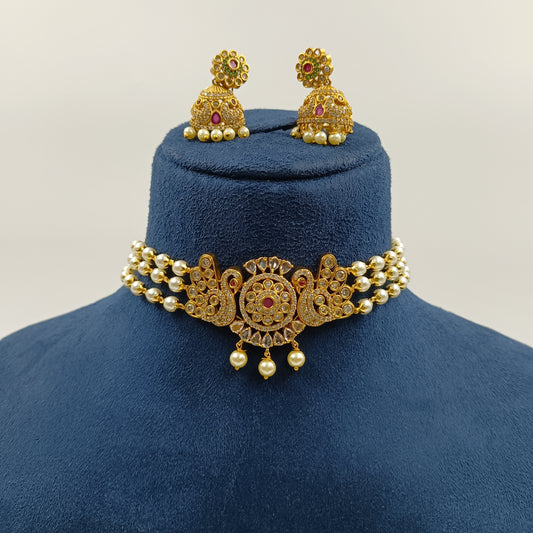 Glossy Designer Choker Set