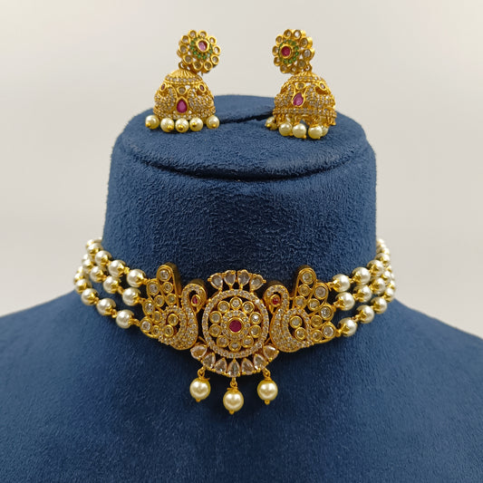 Glossy Designer Choker Set