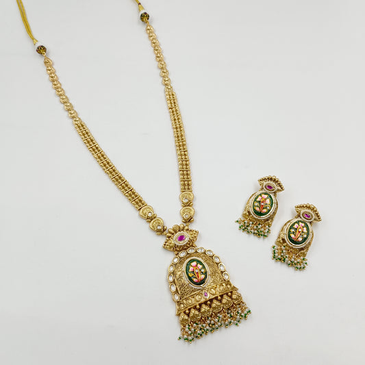 Adorable Floret Designer Trendy Rajwadi Long Set