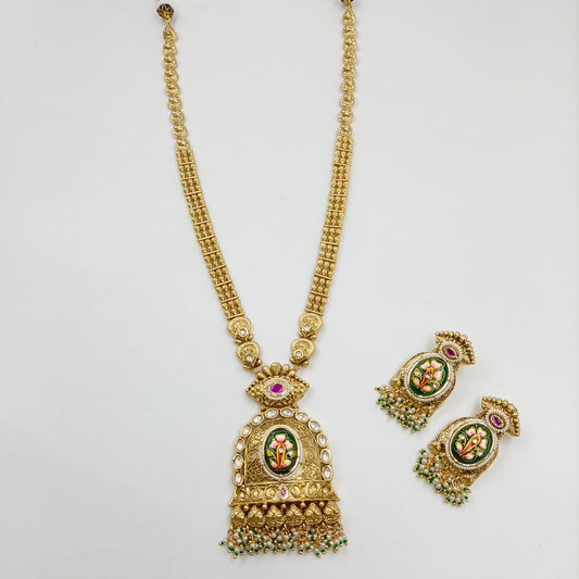 Adorable Floret Designer Trendy Rajwadi Long Set
