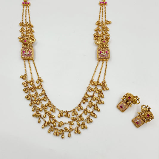 Massive Designer Trendy Rajwadi Long Set