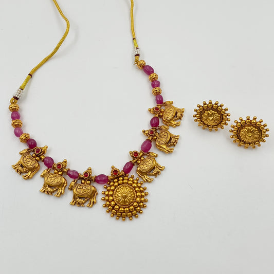 Enthrall Designer Rajwadi Short Set