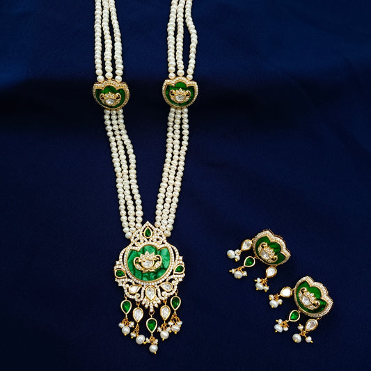 Captivating Designer Fresh Water Pearls Ranihaar