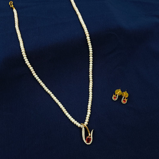 Luminous Fresh Water Pearls Designer Set