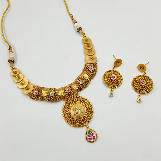 Glemorous Trendy Designer Rajwadi Set