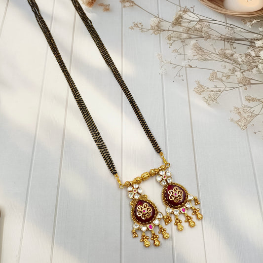 Dazzling Designer Trendy Rajwadi mangalsutra