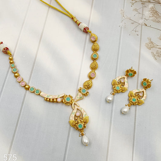 Beauteous Designer Trendy Necklace Set