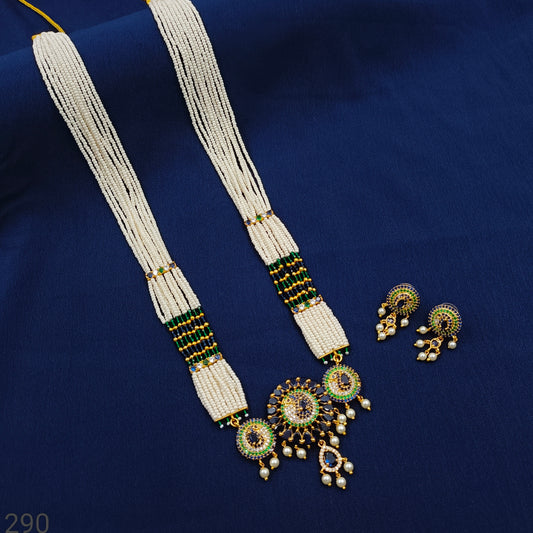 Alluring Designer Trendy Chida Pearls Ranihaar