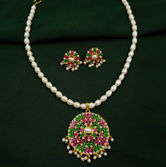 Massive Floret Designer Pearls Set